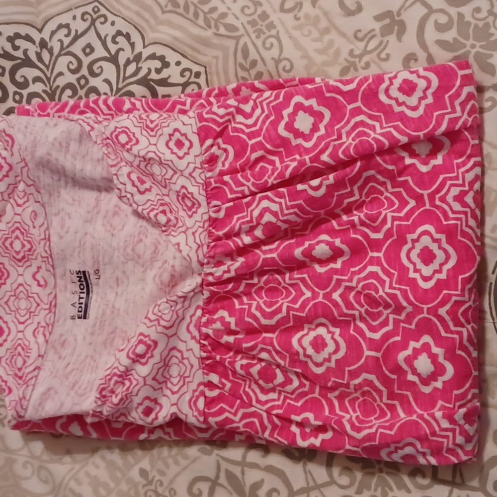 Basic Editions,Size L,Pink - Picture 2 of 5
